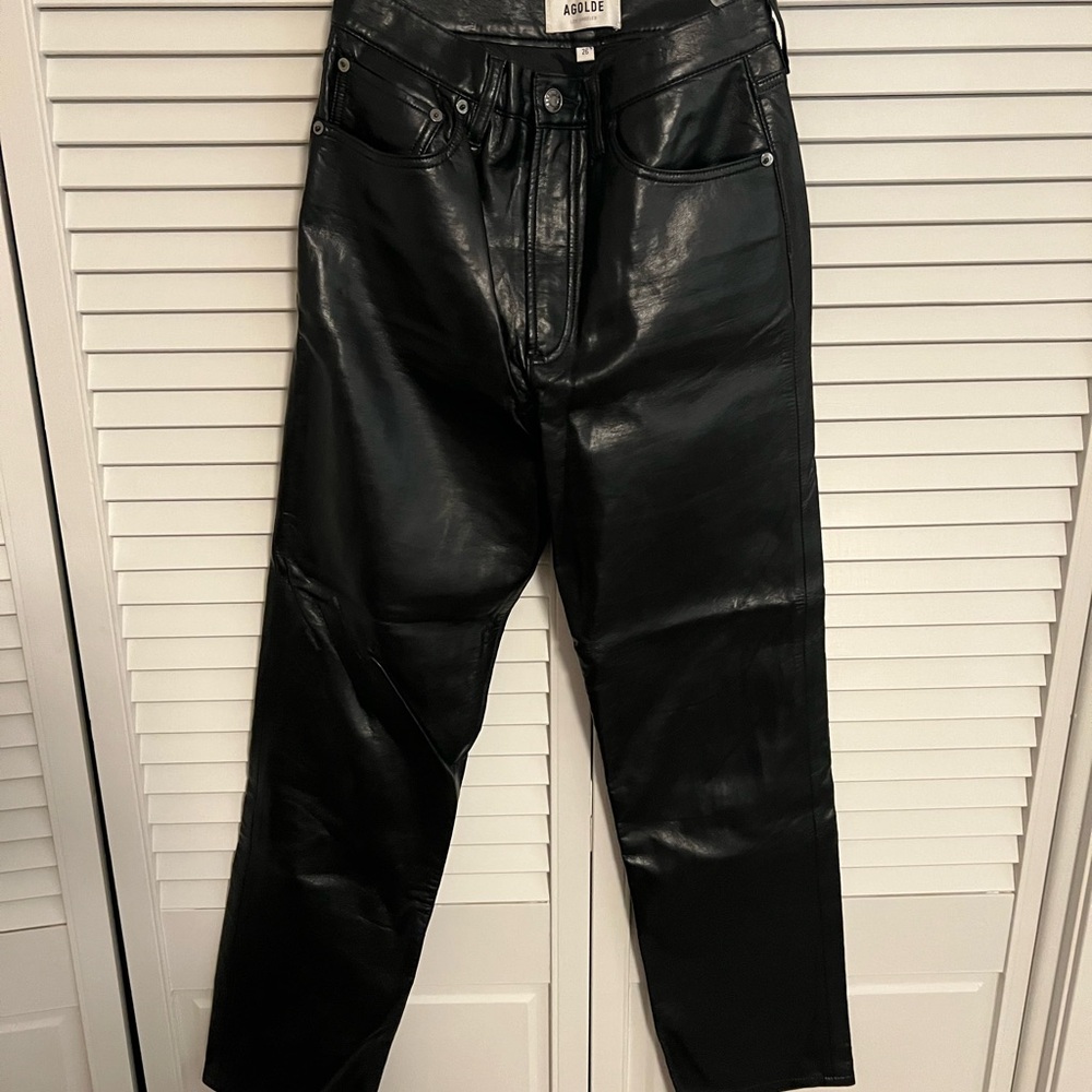 Women’s faux leather pants